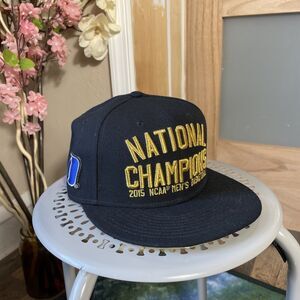 Duke Blue Devils Hat Cap Snapback Basketball Nike NCAA 2015 National Champions